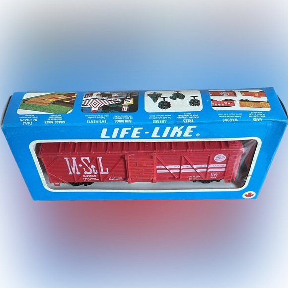🎈2/$30 - Life-Like Minneapolis & St Louis Freight Train Boxcar - Picture 2 of 3